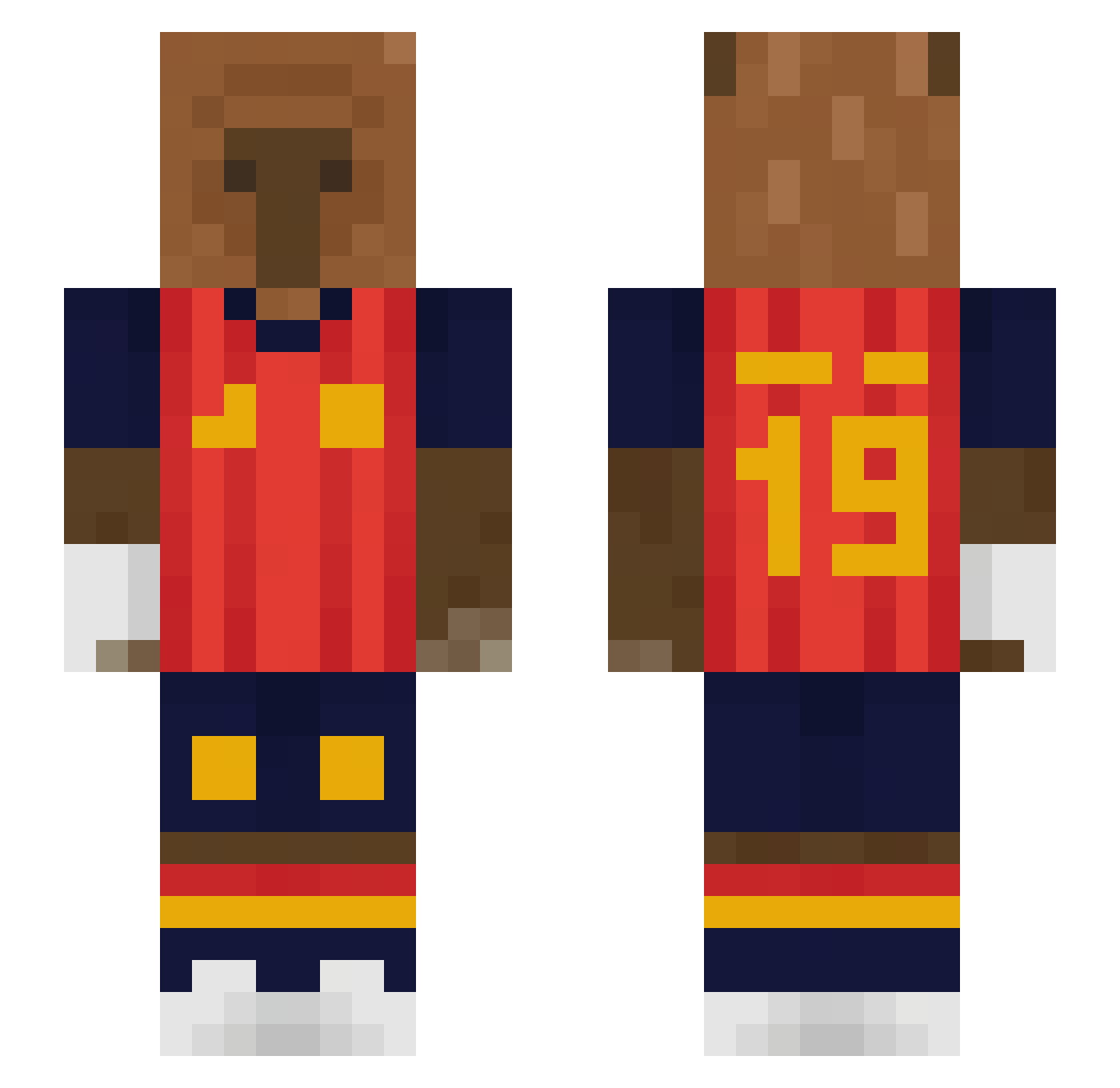 royalpenguin584 Minecraft skin, front and back view