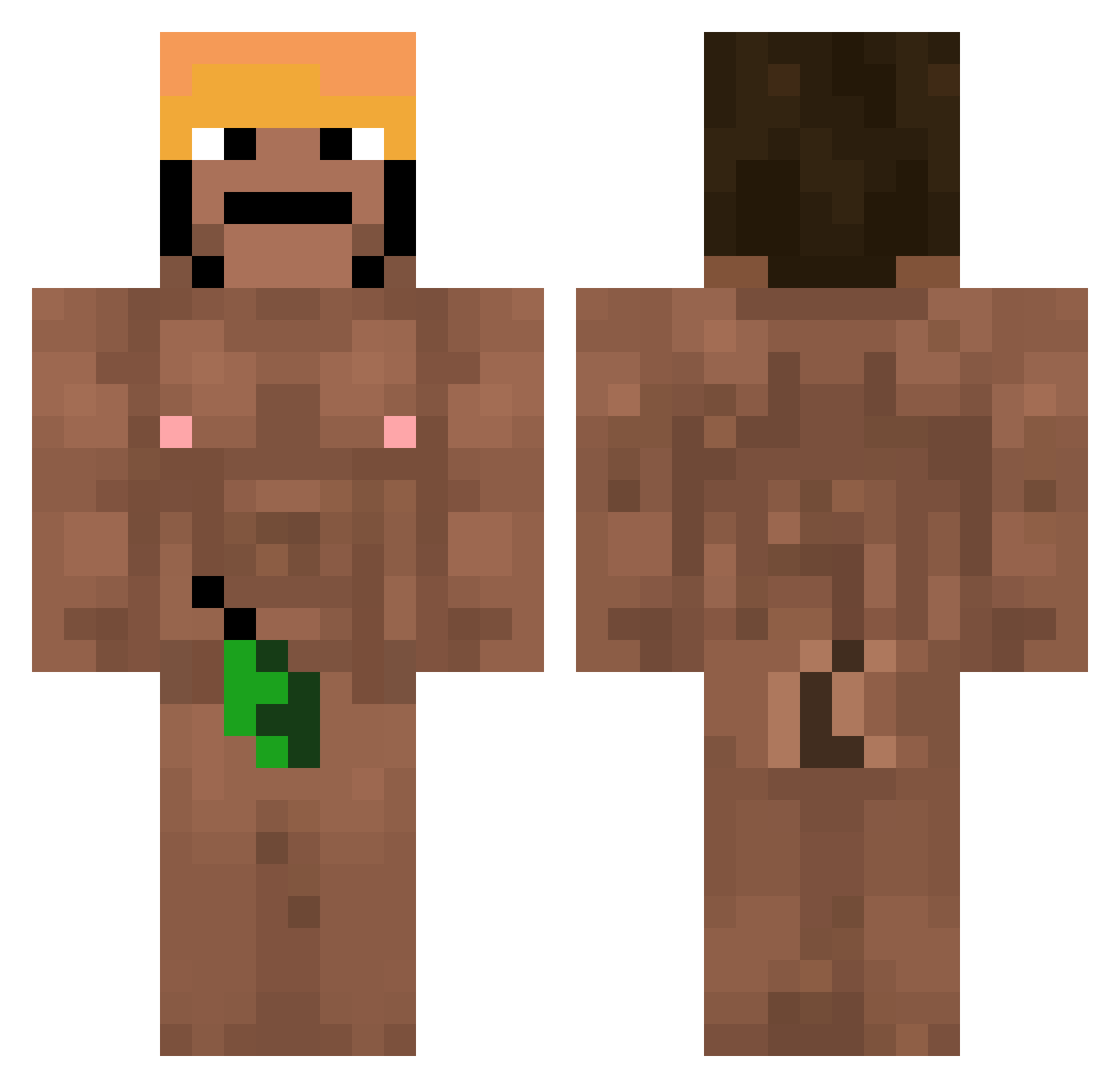 EtherealAlarm43 Minecraft skin, front and back view