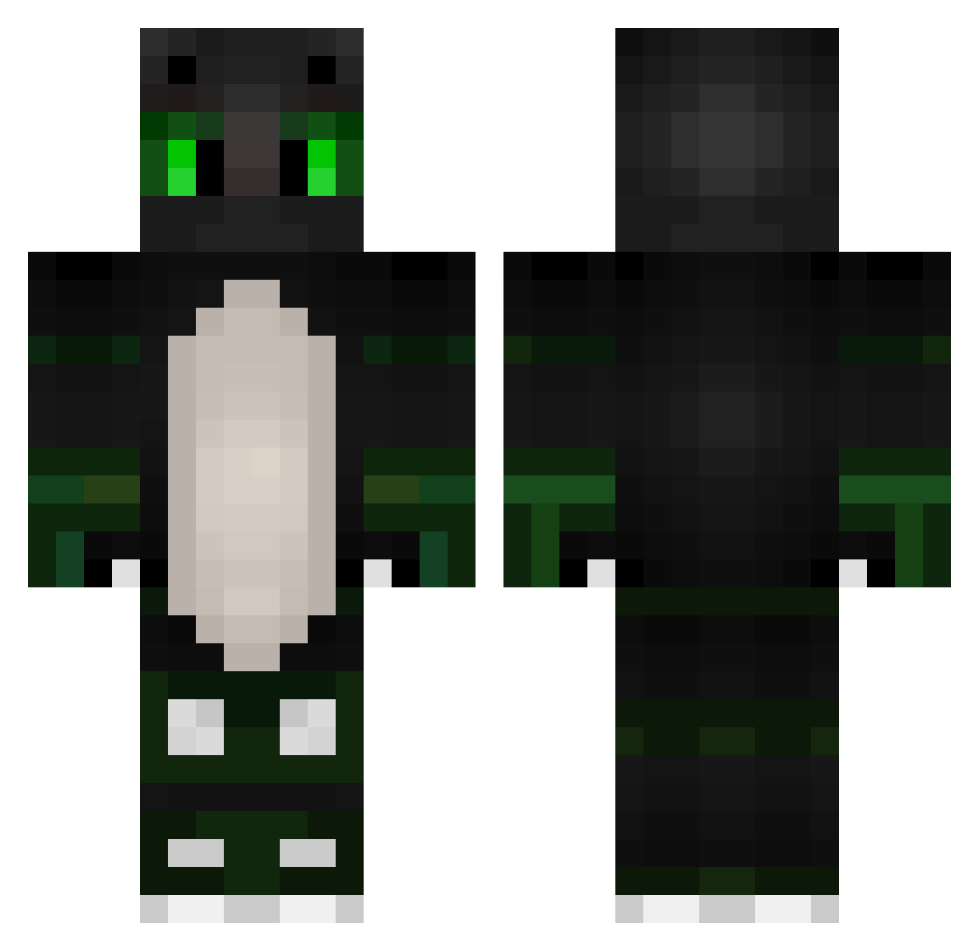 Heinrich0403 Minecraft skin, front and back view