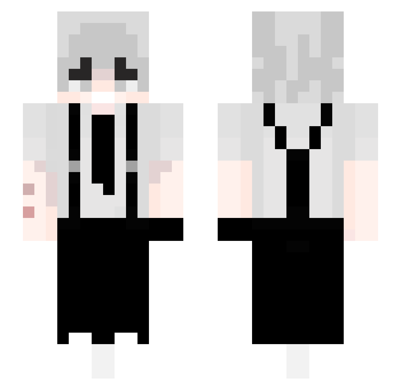 xTheRisK_YT Minecraft skin, front and back view
