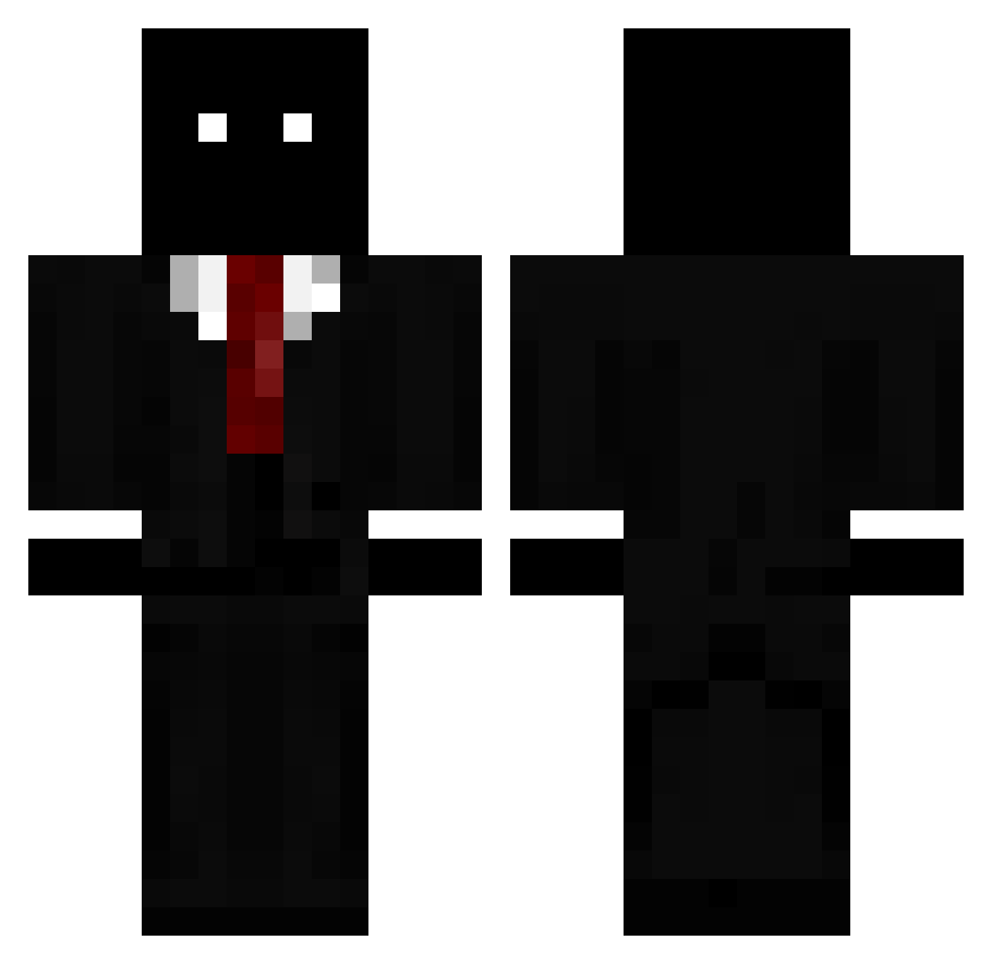 Beau_aaa Minecraft skin, front and back view