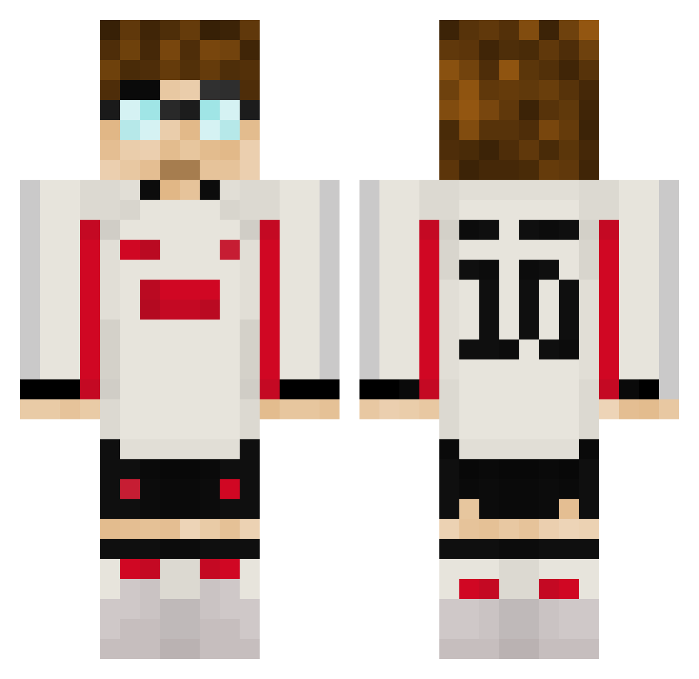 thequeenofmoms1 Minecraft skin, front and back view