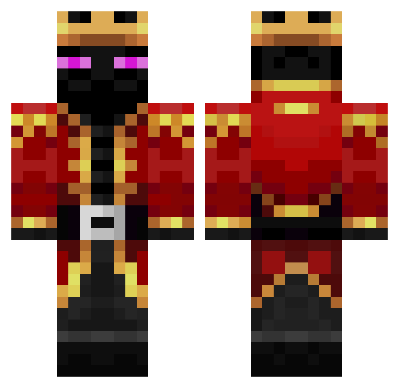 TOMAS_NARCISO309 Minecraft skin, front and back view