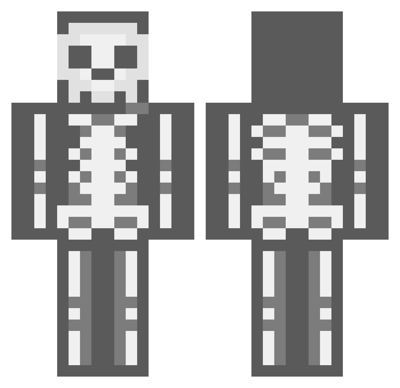 Brent1903 Minecraft skin, front and back view