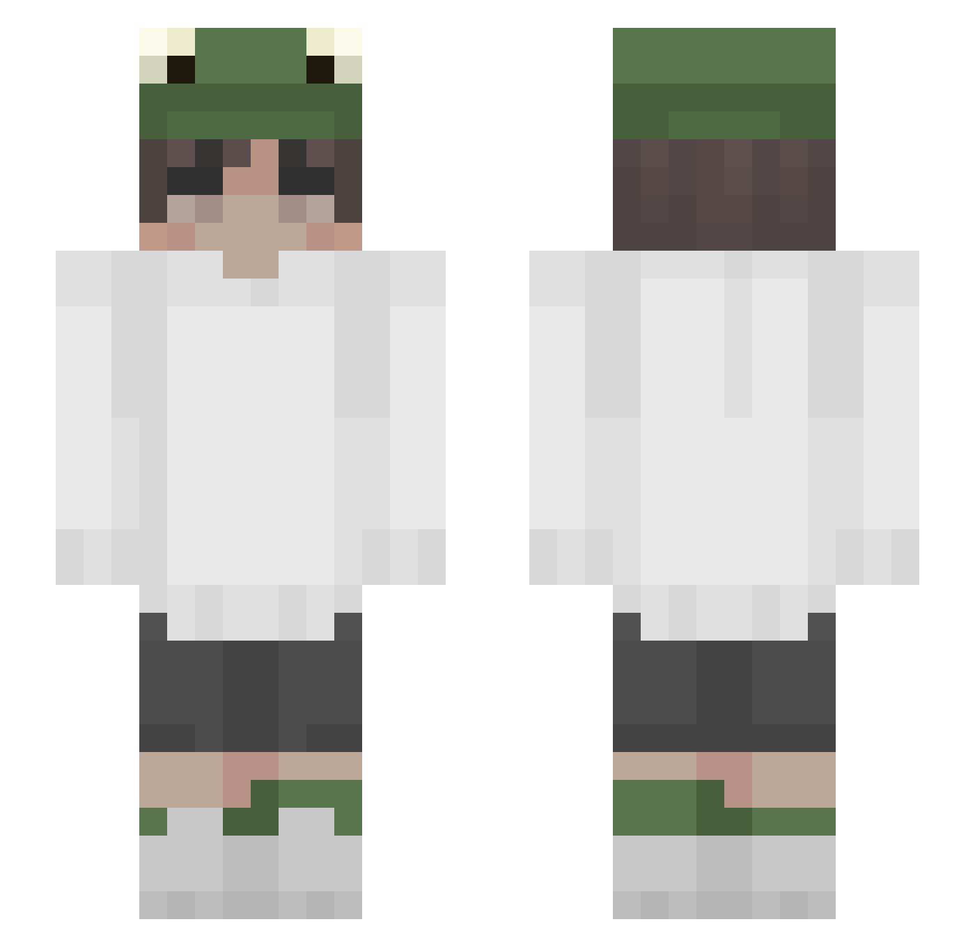 _FazeNeon_ Minecraft skin, front and back view