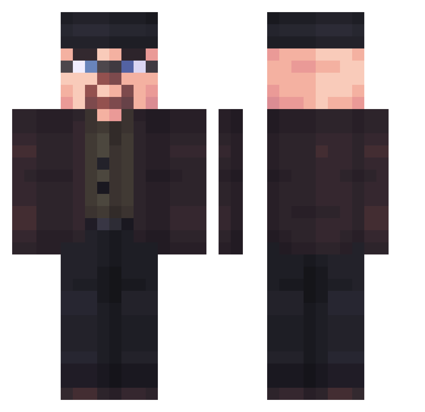 _Likon__ Minecraft skin, front and back view