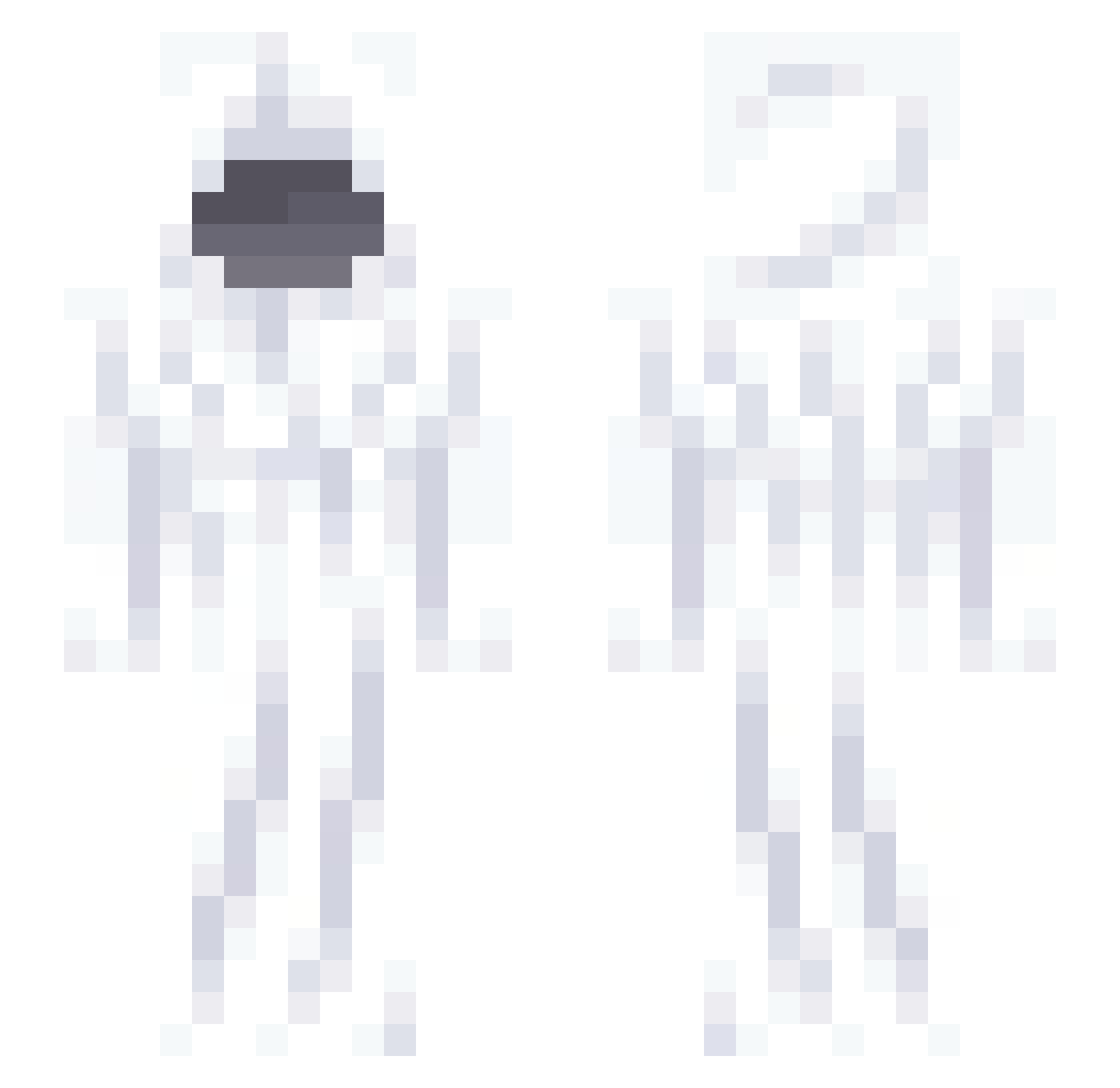 Pakuuuuu Minecraft skin, front and back view