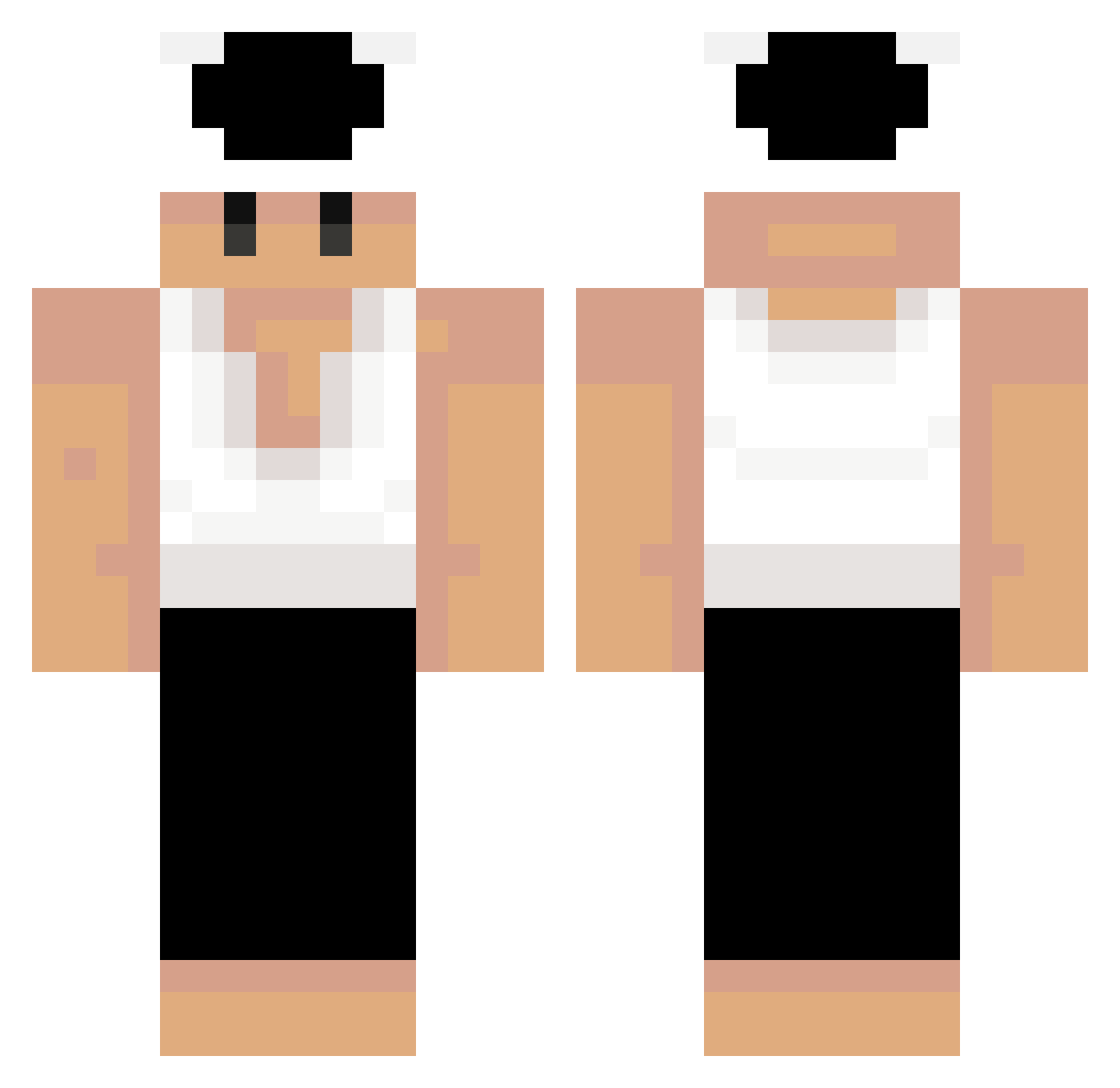 Iansito_uwu Minecraft skin, front and back view