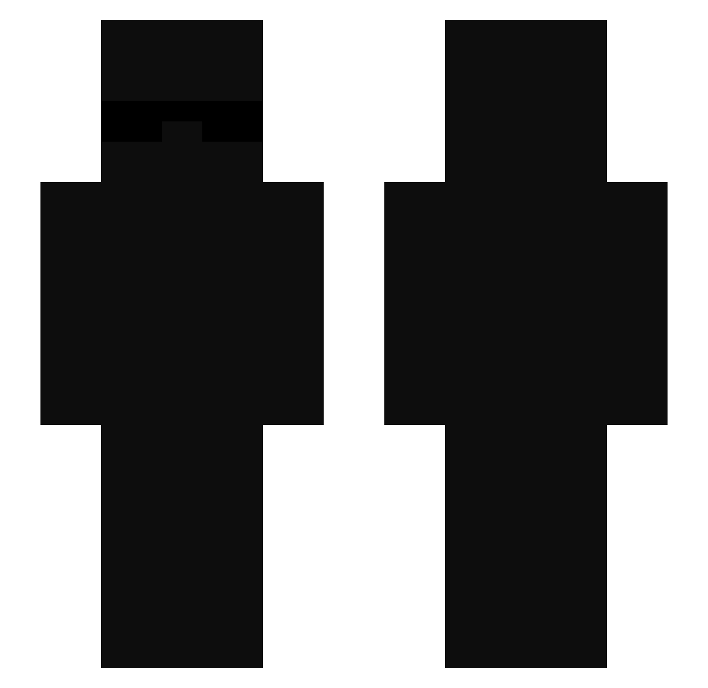Sodalite210 Minecraft skin, front and back view