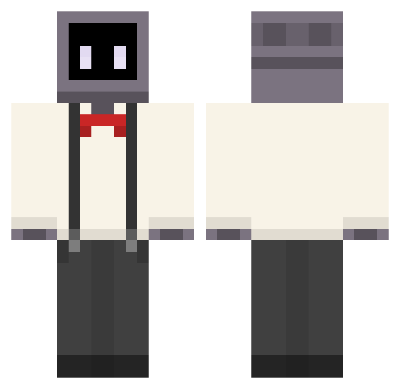 TOMPLAY_ytb Minecraft skin, front and back view