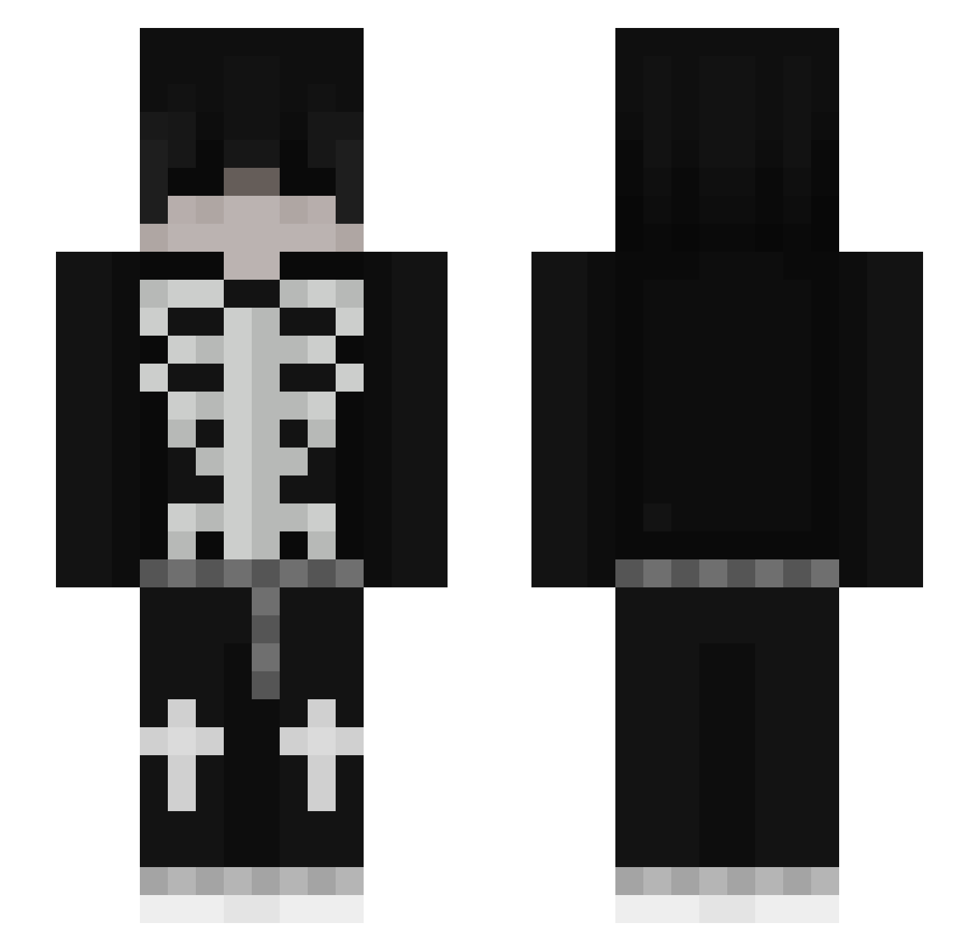 sto420 Minecraft skin, front and back view