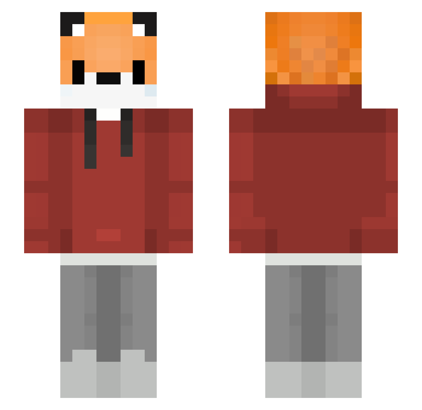 SLaimnos_XD Minecraft skin, front and back view