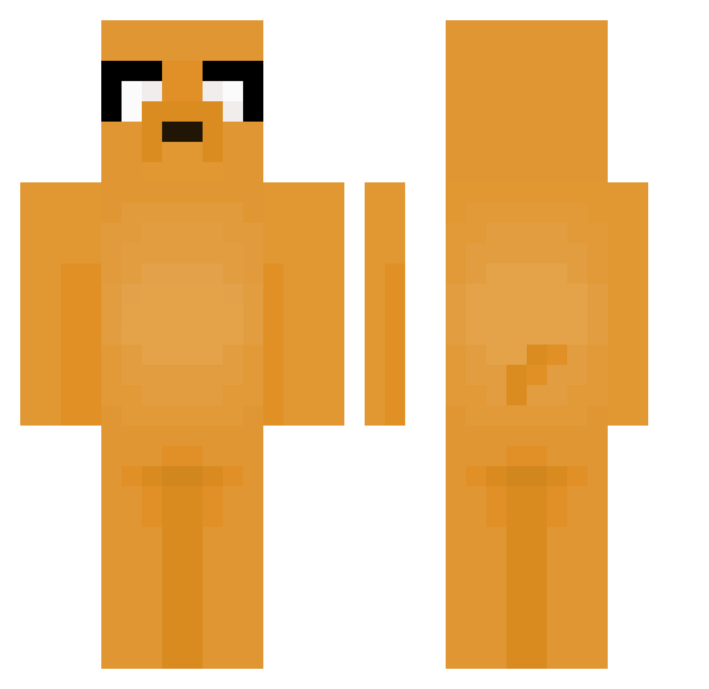 Anabolic_ Minecraft skin, front and back view