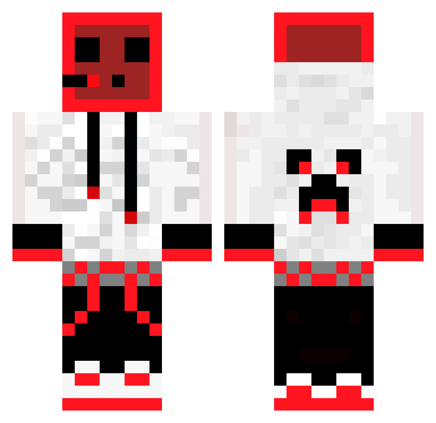 SergeiThePrince Minecraft skin, front and back view