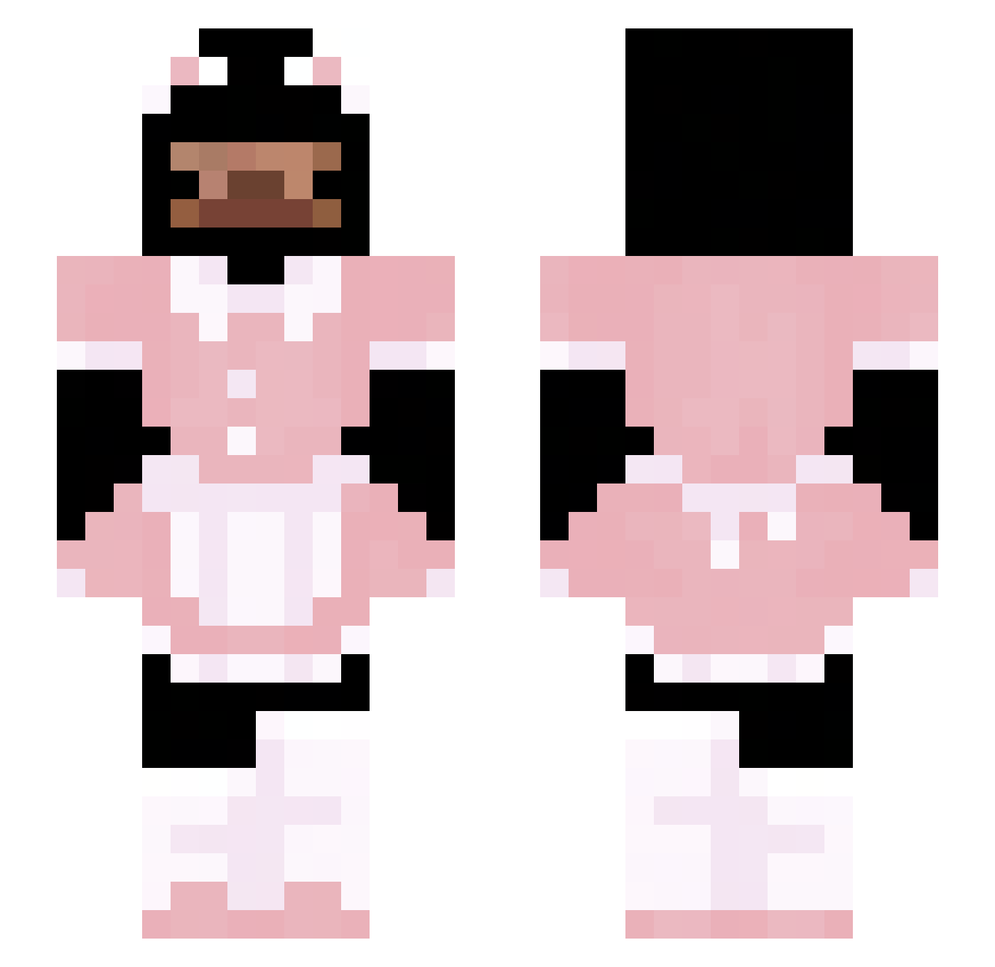 si_rrer Minecraft skin, front and back view