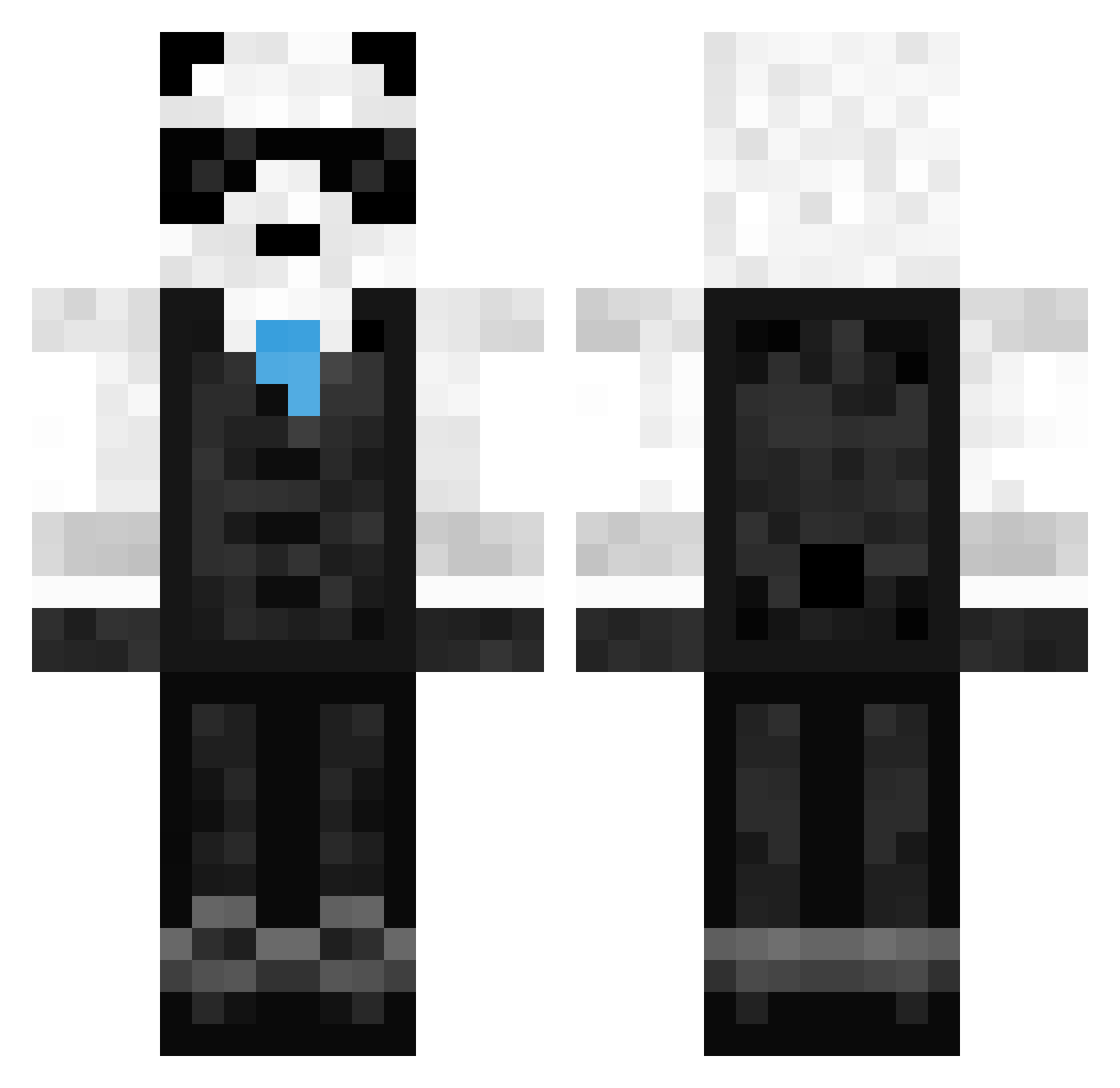 PrzemoWrot Minecraft skin, front and back view