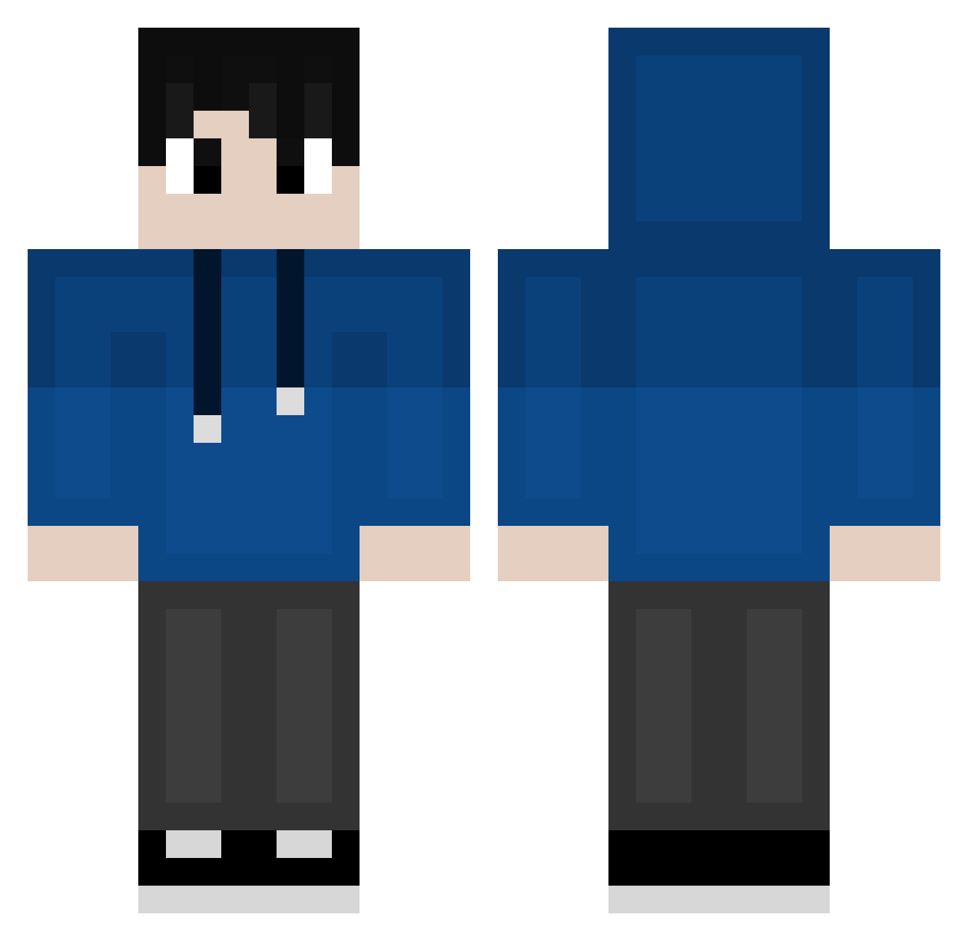 SirCornDog_ Minecraft skin, front and back view
