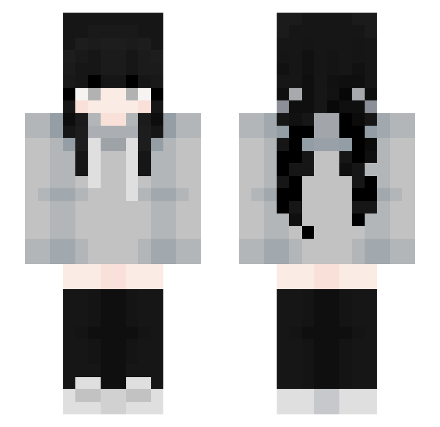marihart Minecraft skin, front and back view