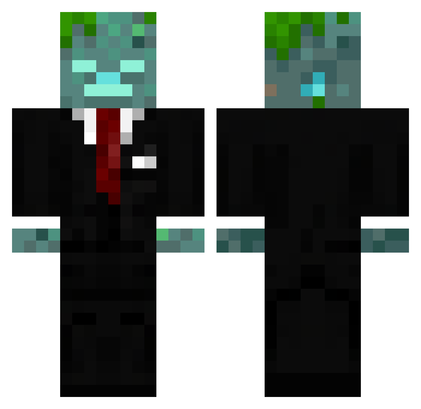 LegalNukeThe2st Minecraft skin, front and back view