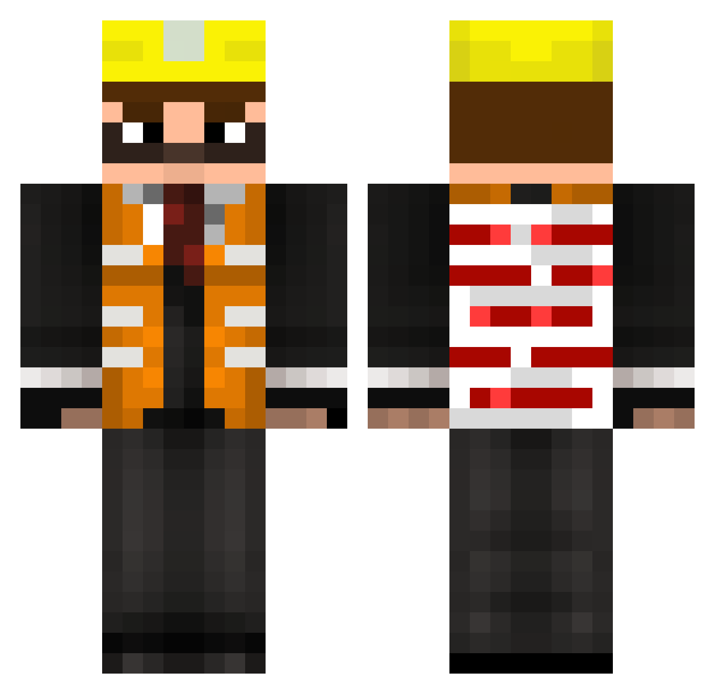 silmoyt Minecraft skin, front and back view