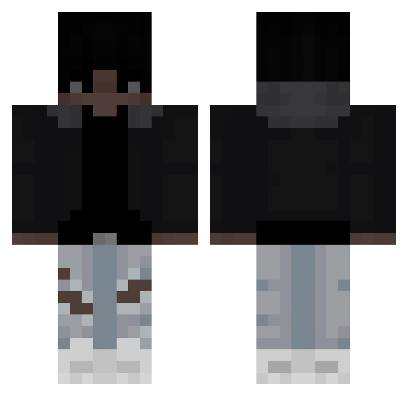 ROGACZ77 Minecraft skin, front and back view