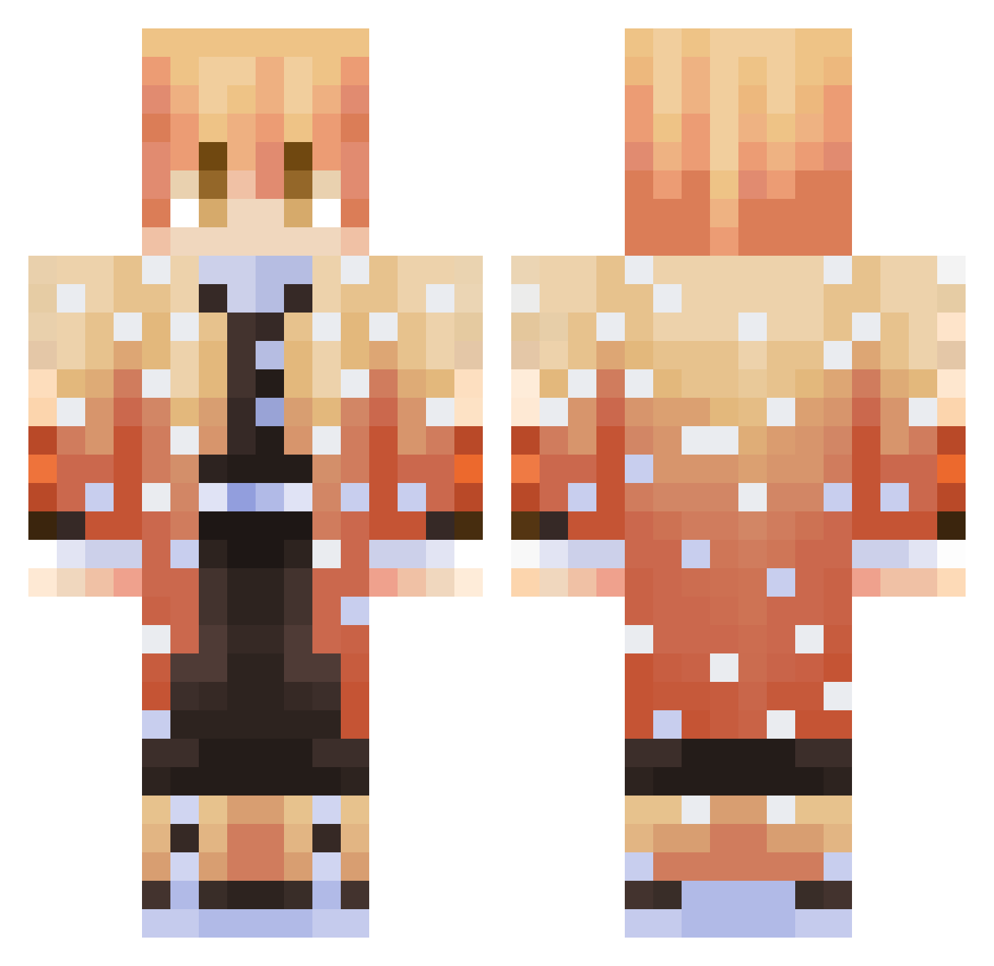 TheBoom_ Minecraft skin, front and back view