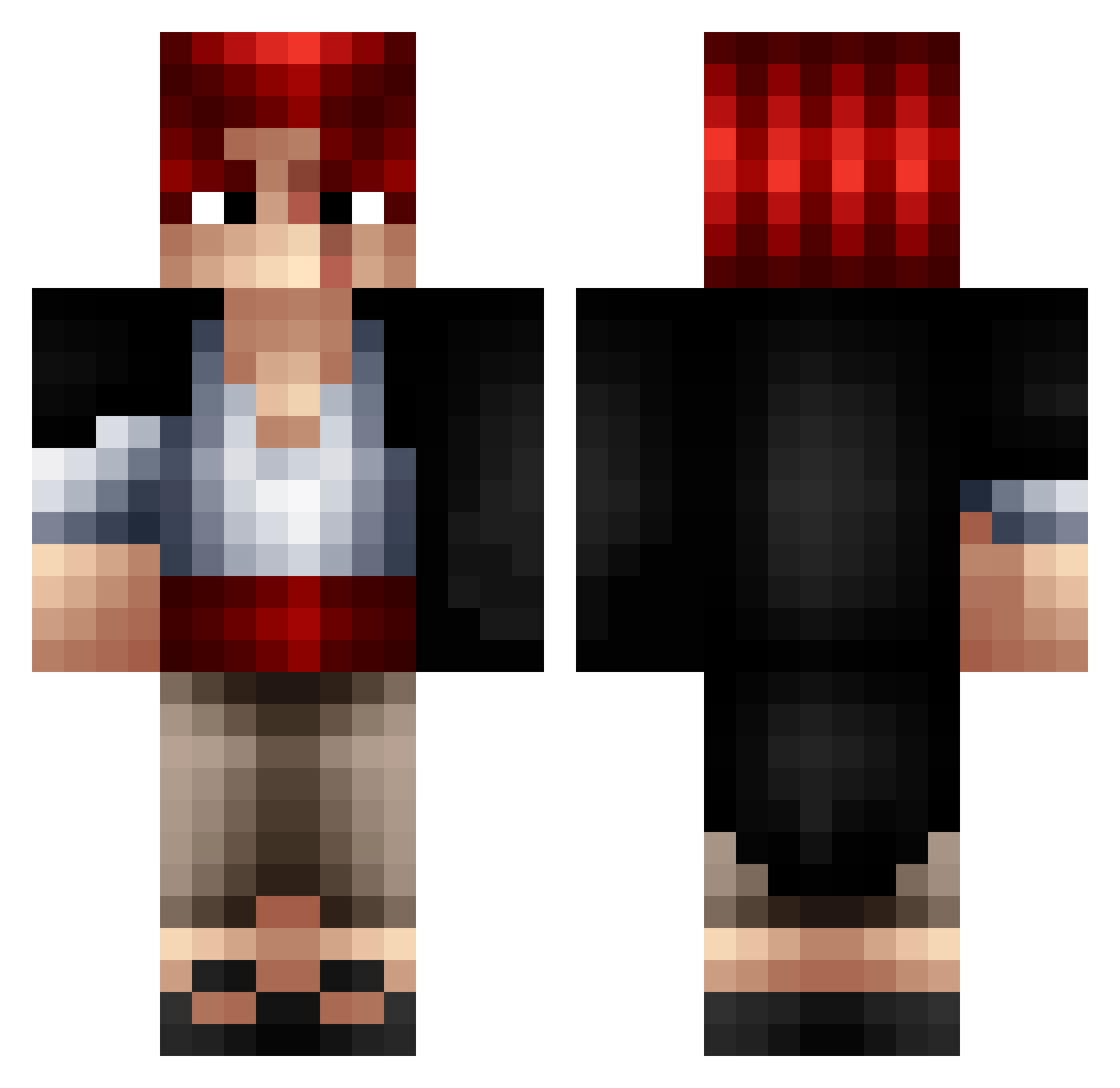 BatholomeusJohn Minecraft skin, front and back view