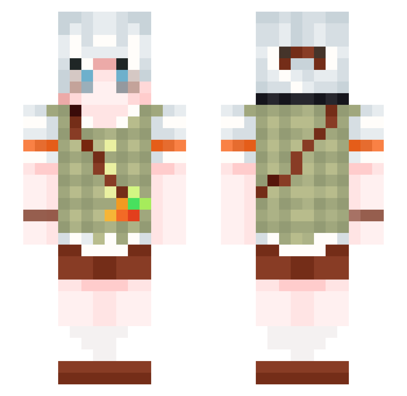 S0MMOY_ Minecraft skin, front and back view