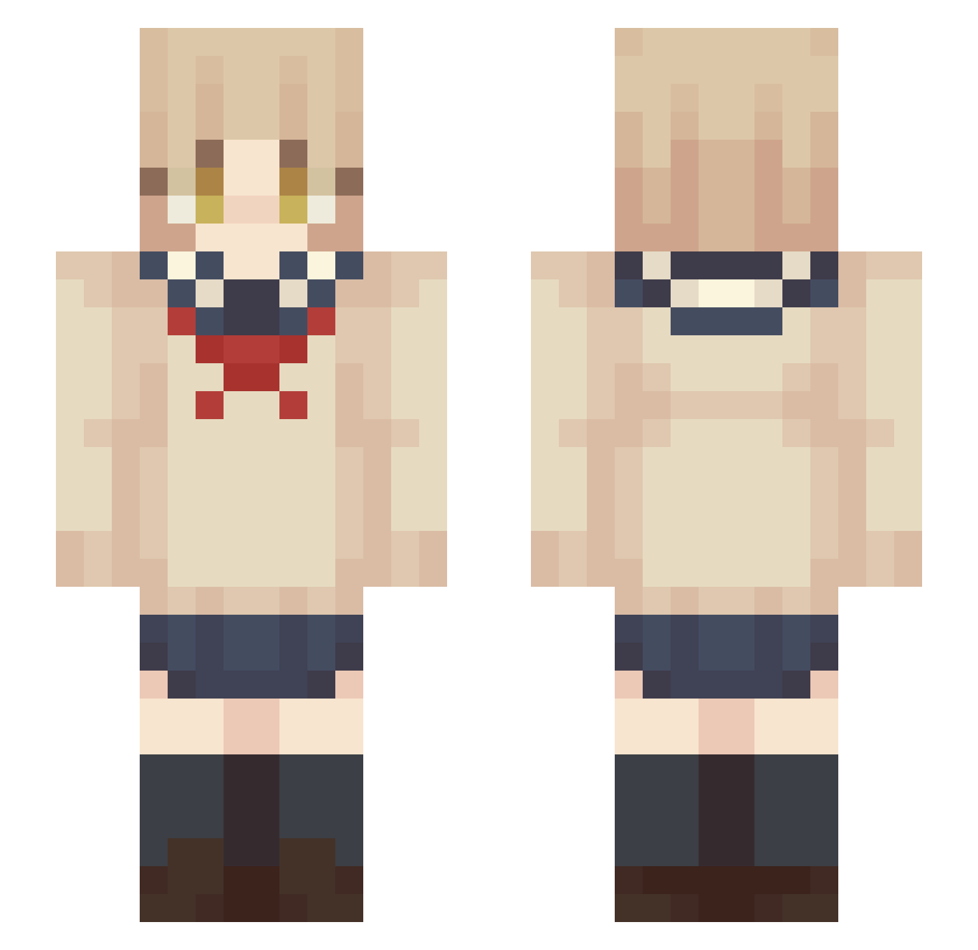 terries114 Minecraft skin, front and back view