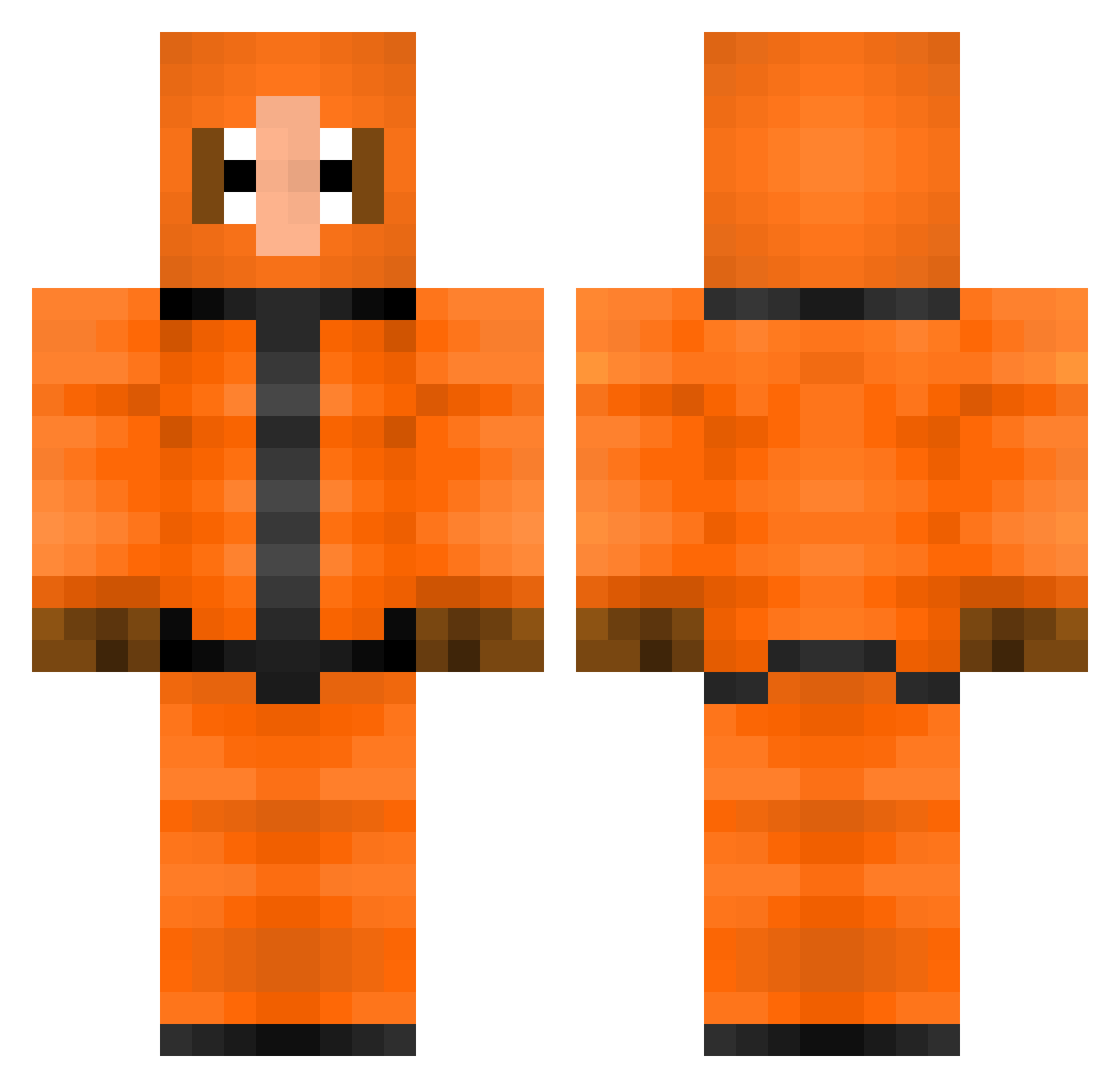th3fr3udy Minecraft skin, front and back view