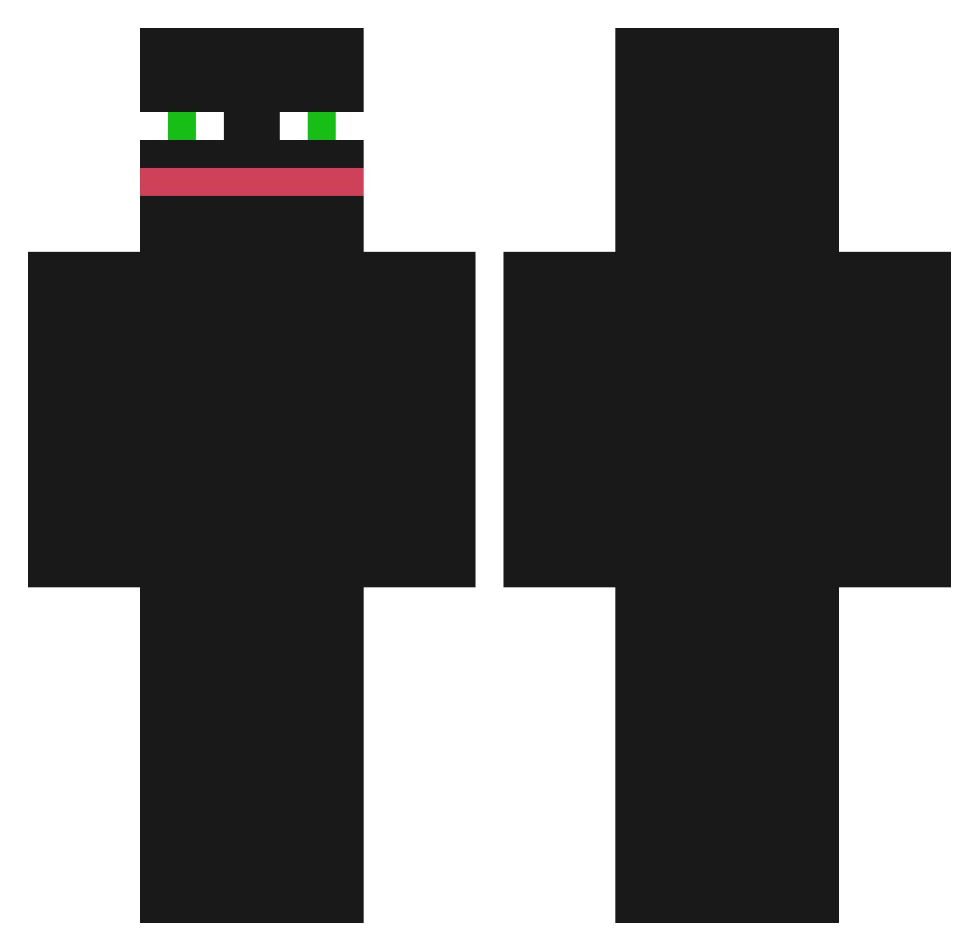 sardaloveslara Minecraft skin, front and back view