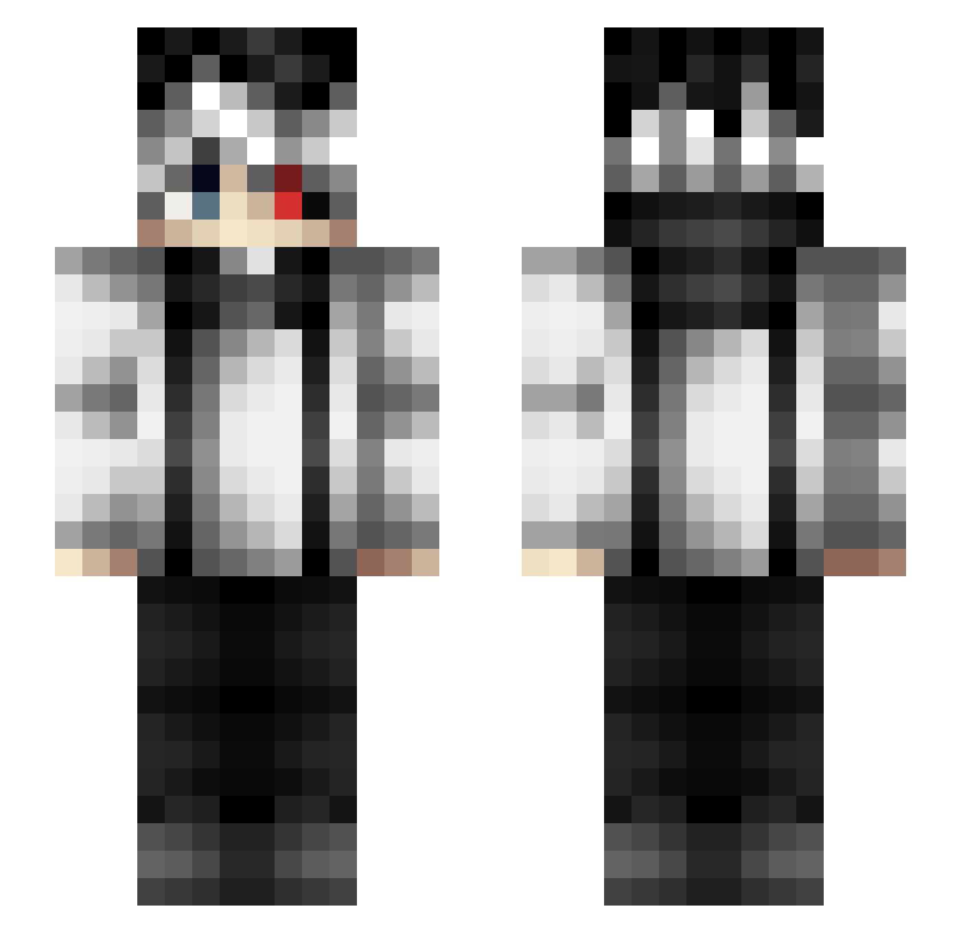Dzelta - suspender outfit Minecraft skin