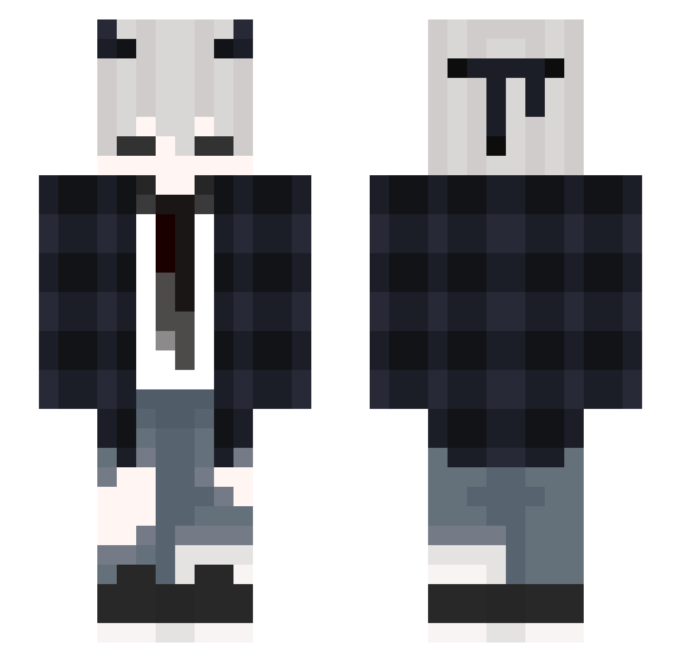 yReeves_ Minecraft skin, front and back view