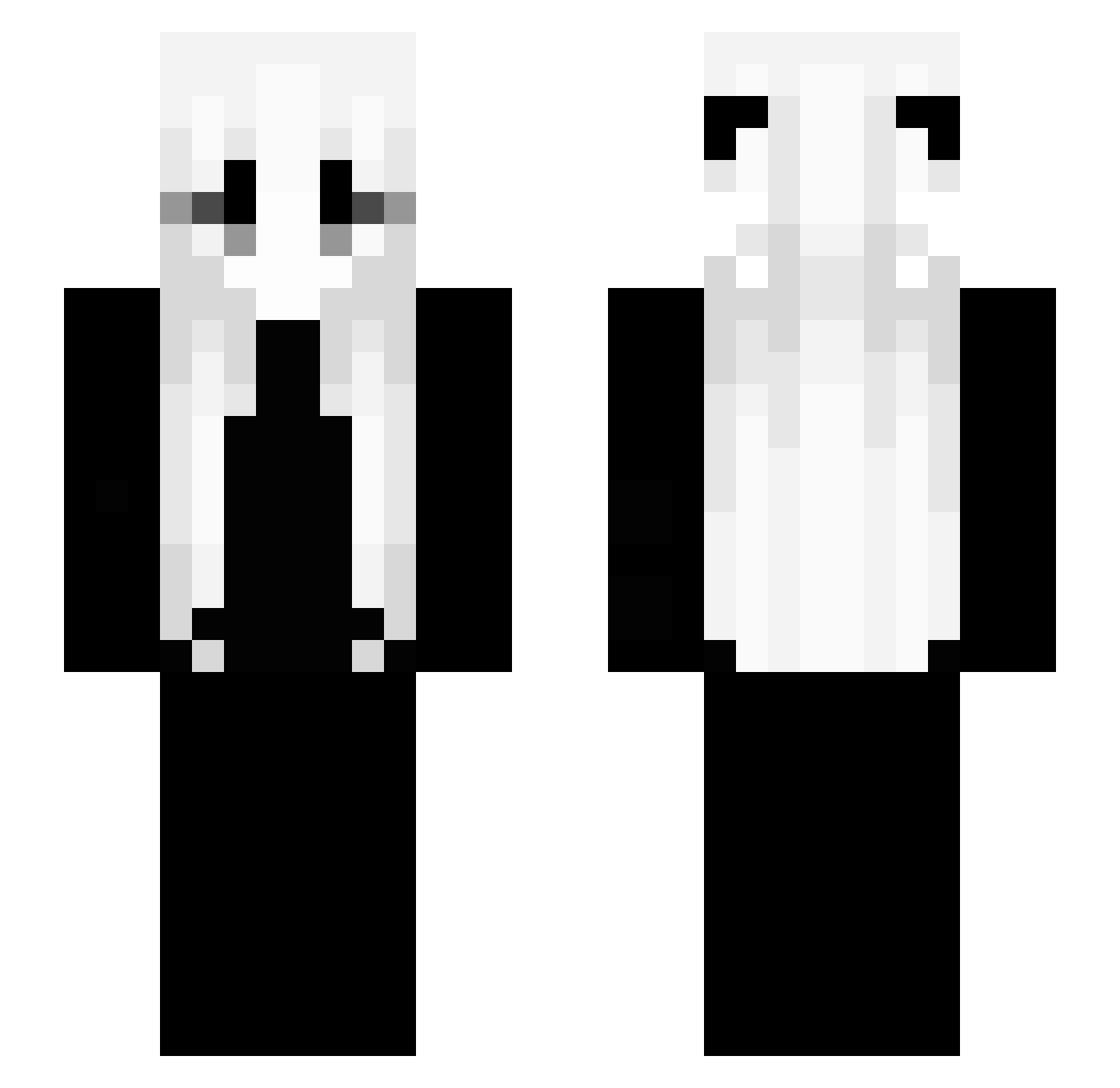 veruskiii Minecraft skin, front and back view