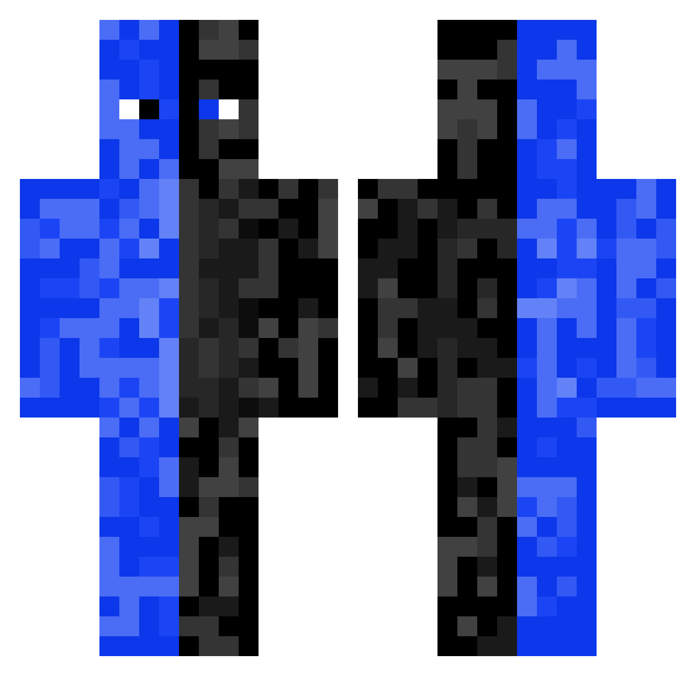 yag0oo Minecraft skin, front and back view