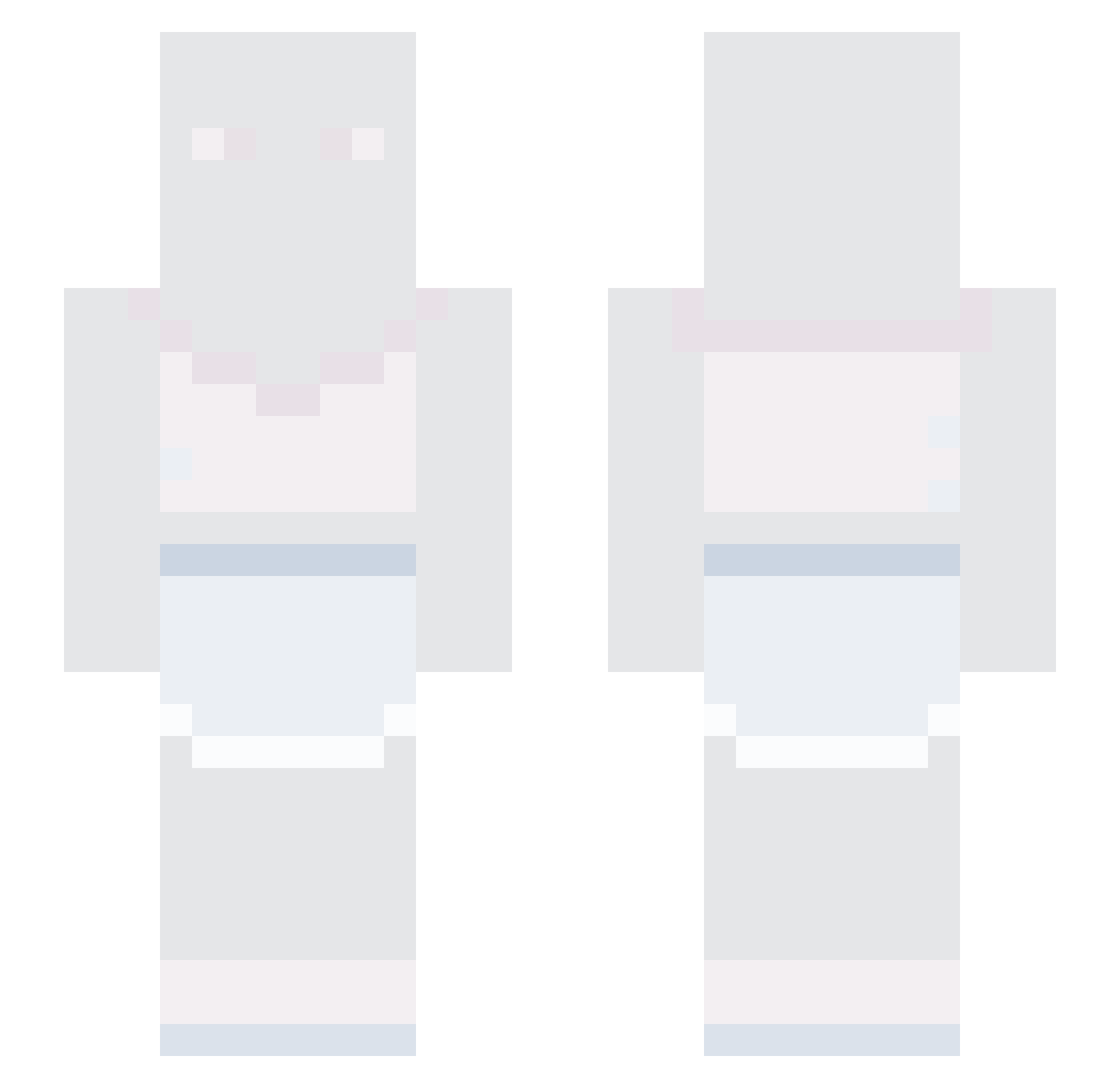 WizOfTheEast Minecraft skin, front and back view
