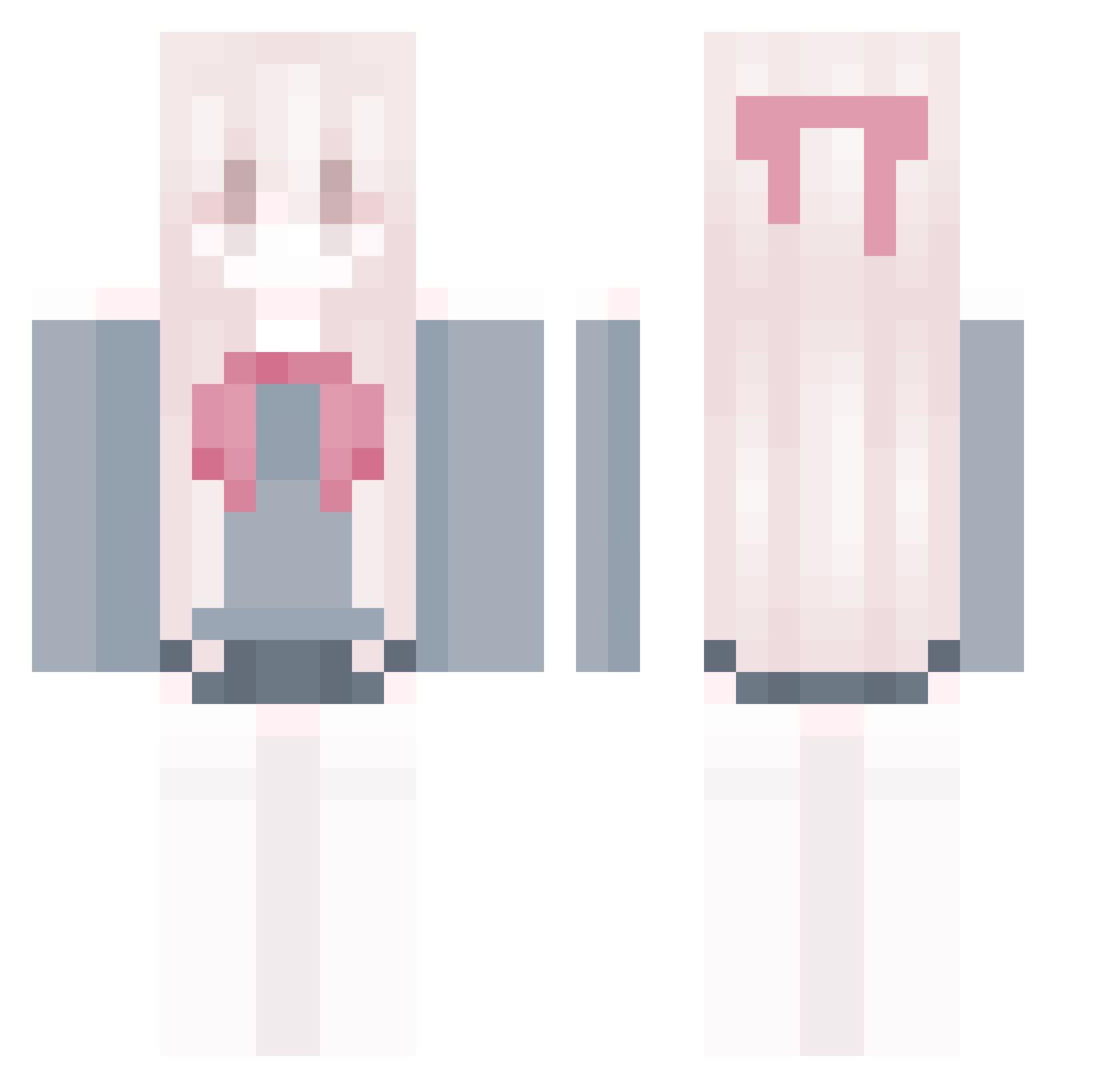 riundertaker Minecraft skin, front and back view