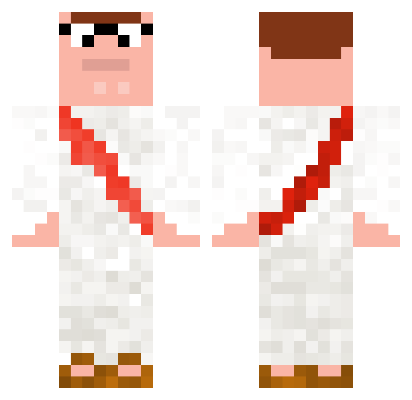 cdelauney Minecraft skin, front and back view