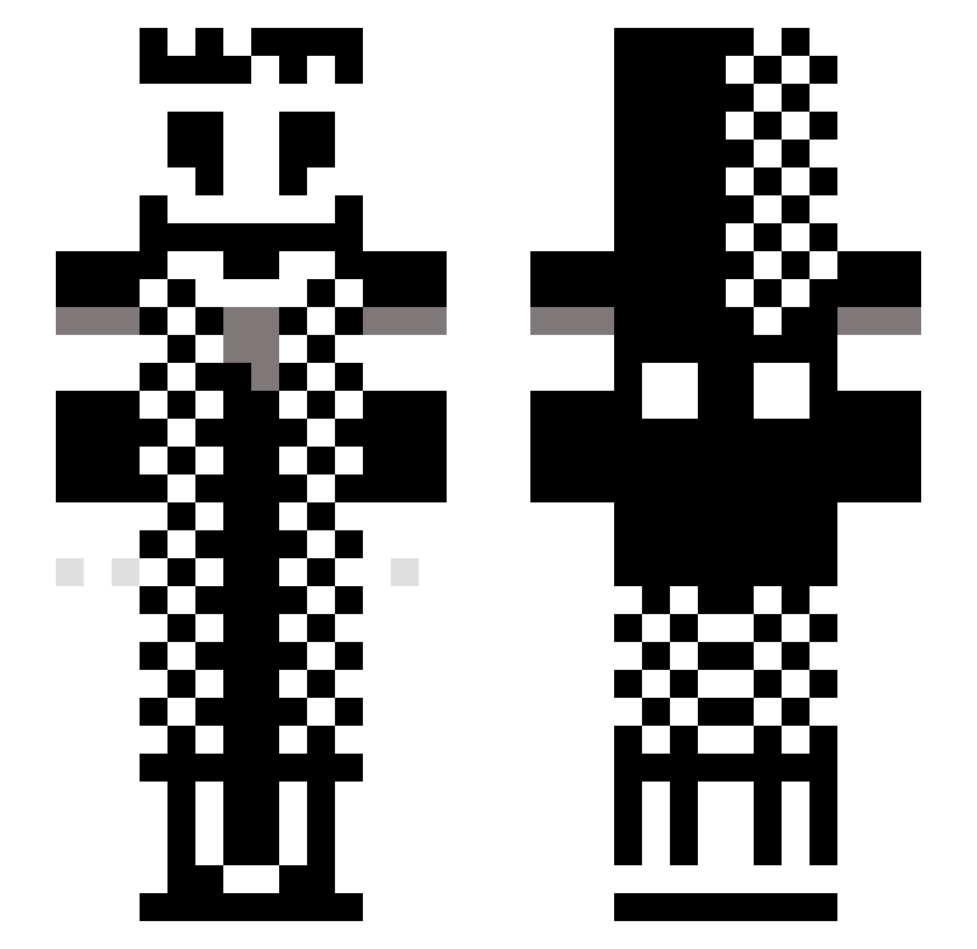 HurryingSpark41 Minecraft skin, front and back view