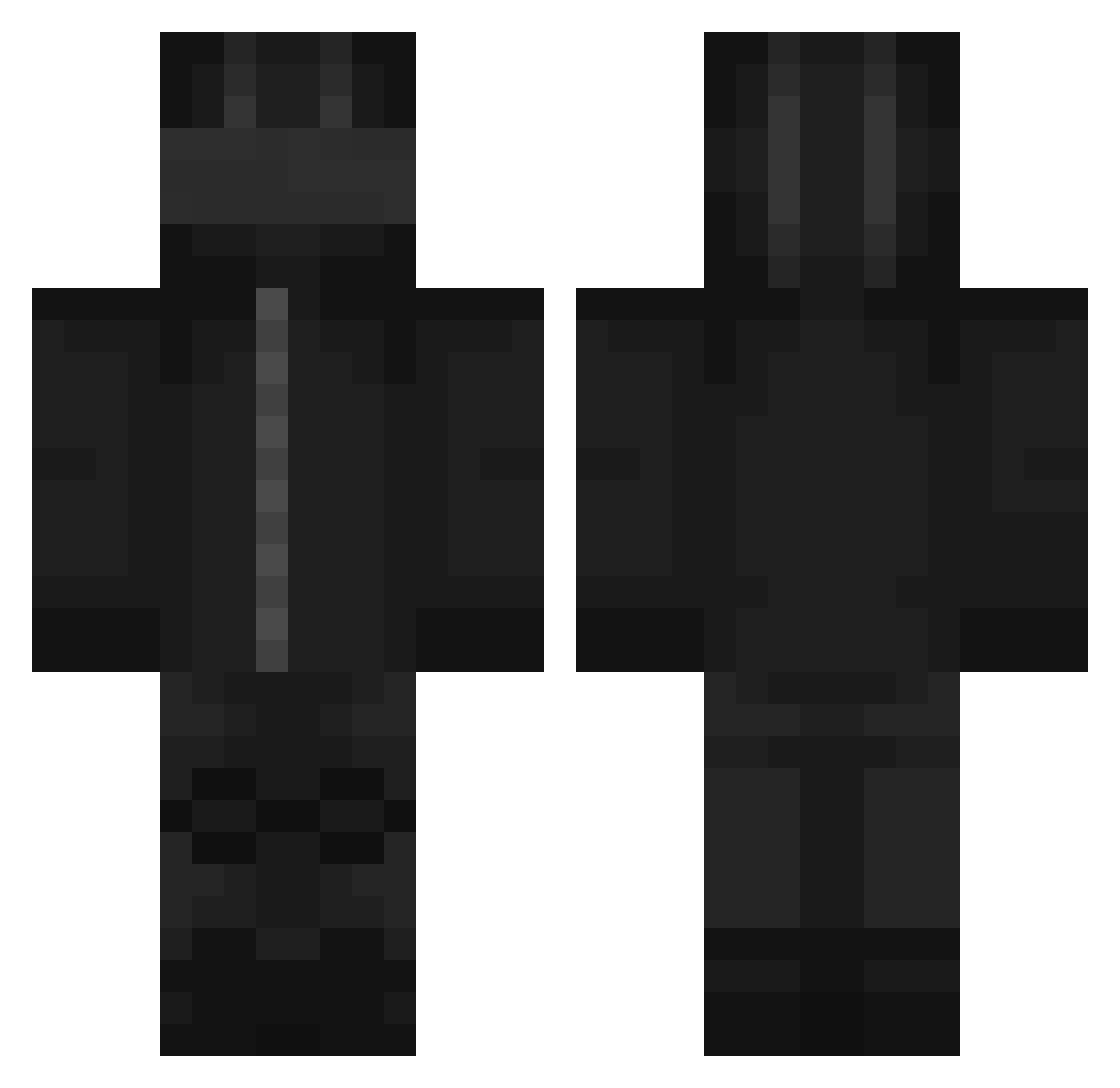 KAPISYON Minecraft skin, front and back view