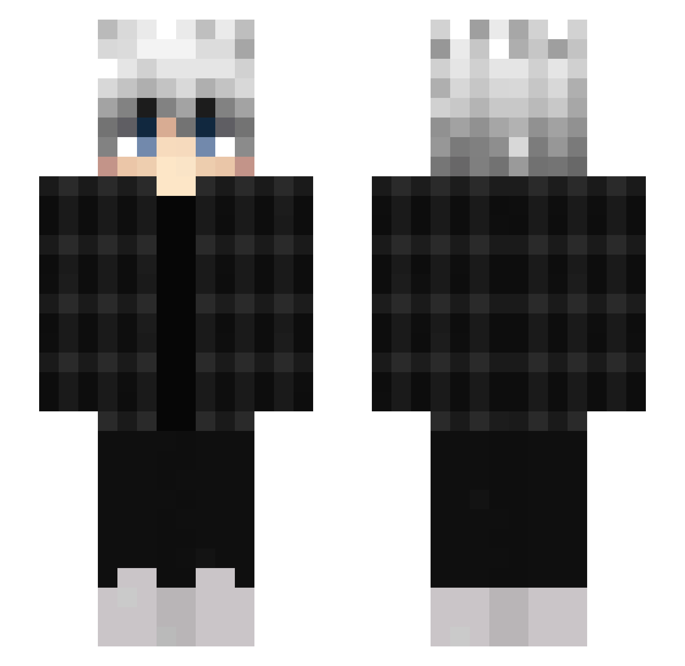 Zylathor_ Minecraft skin, front and back view