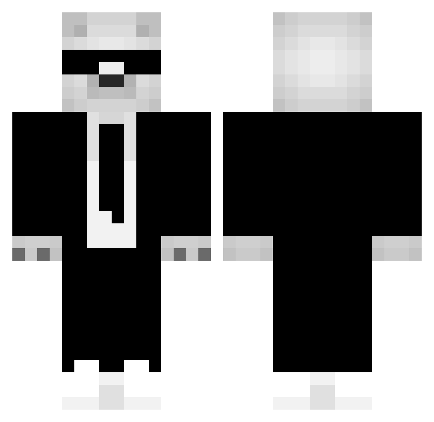 Varick_P Minecraft skin, front and back view