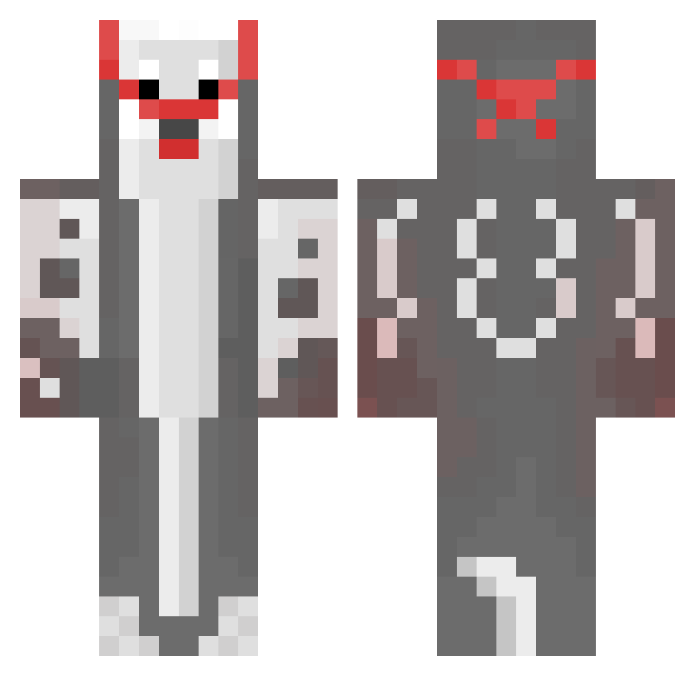 TheTypicalGamer0 Minecraft skin, front and back view
