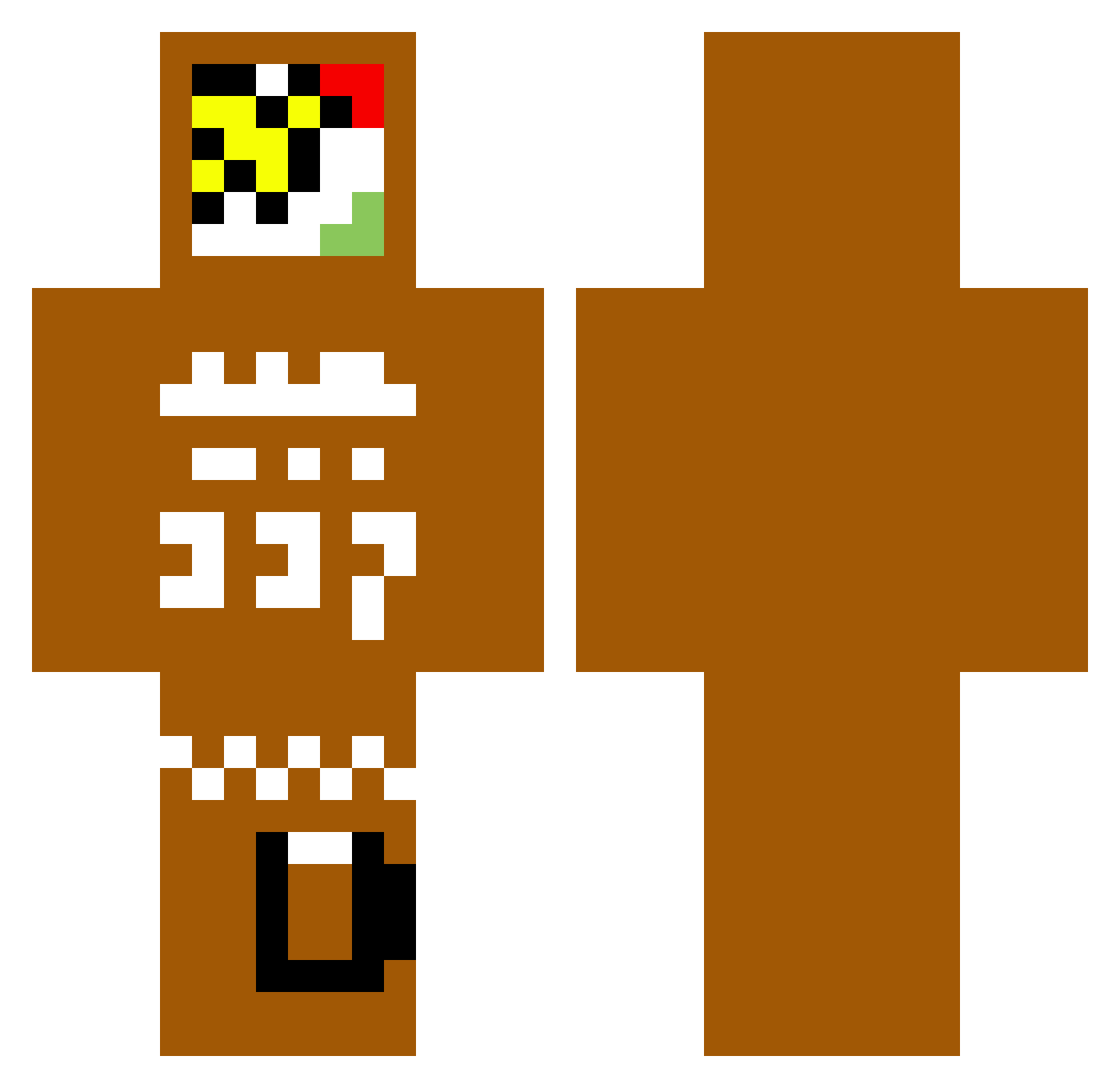 katori1013 Minecraft skin, front and back view
