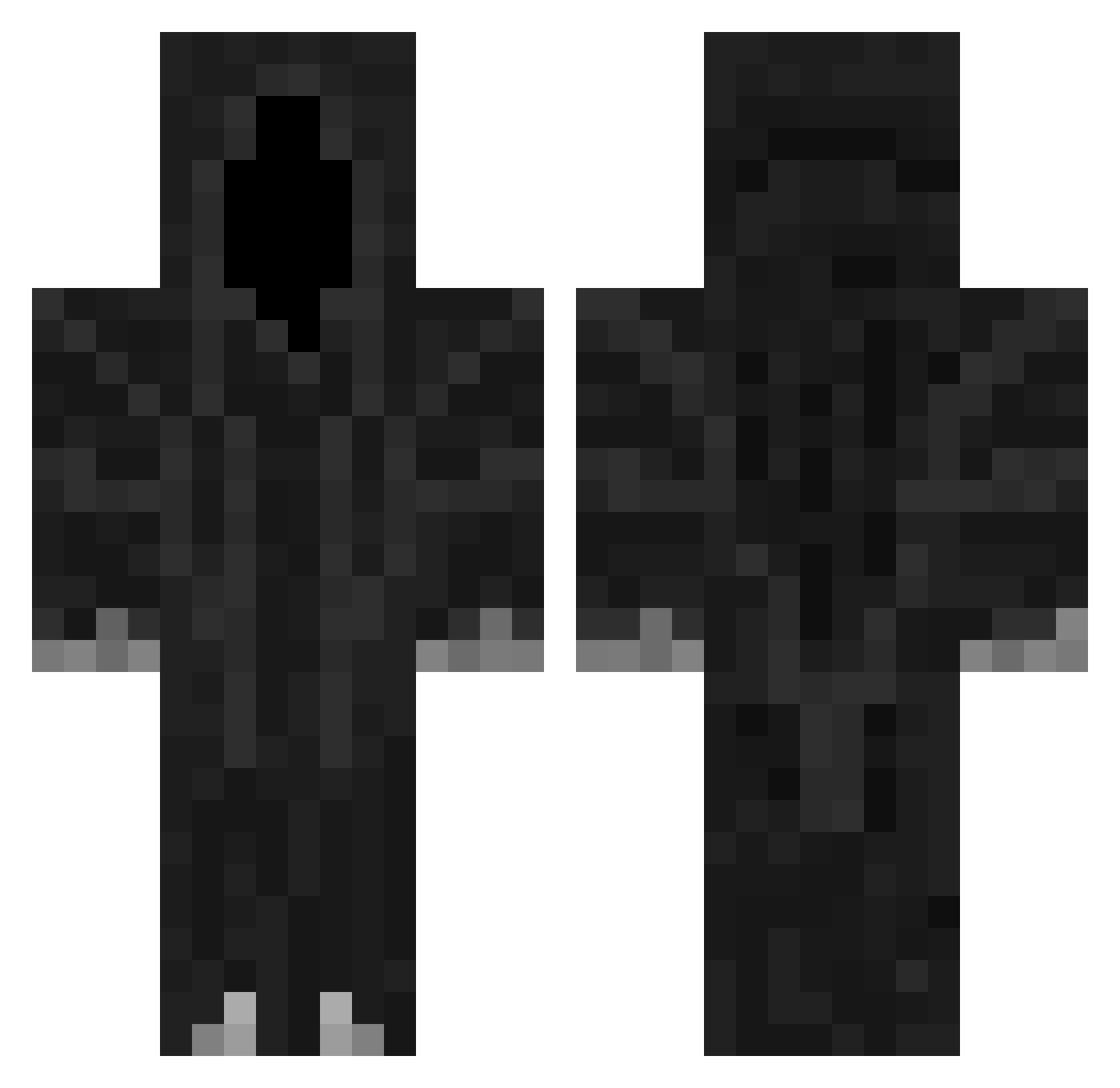 xLostIsles Minecraft skin, front and back view