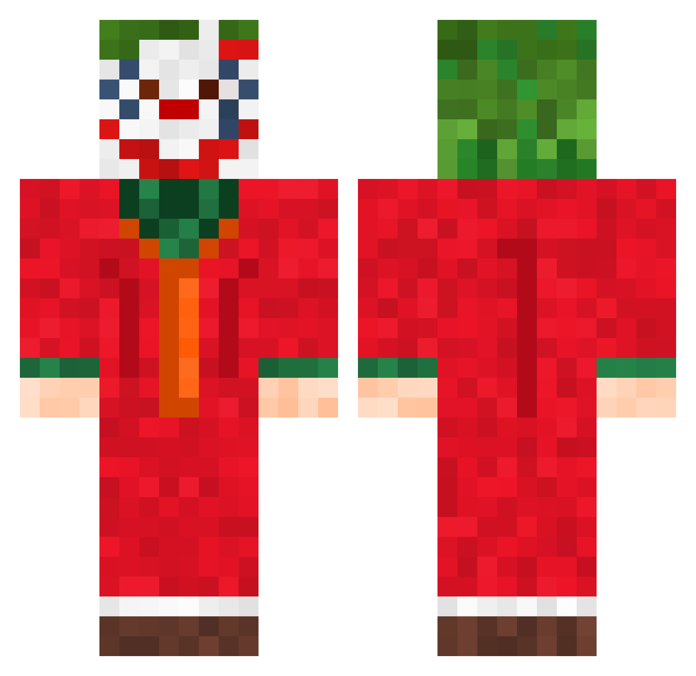 Bobikkk_ Minecraft skin, front and back view