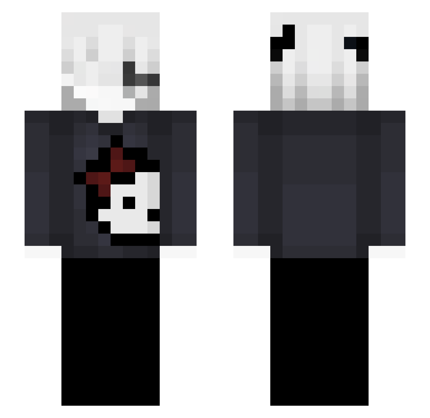 rnqn Minecraft skin, front and back view