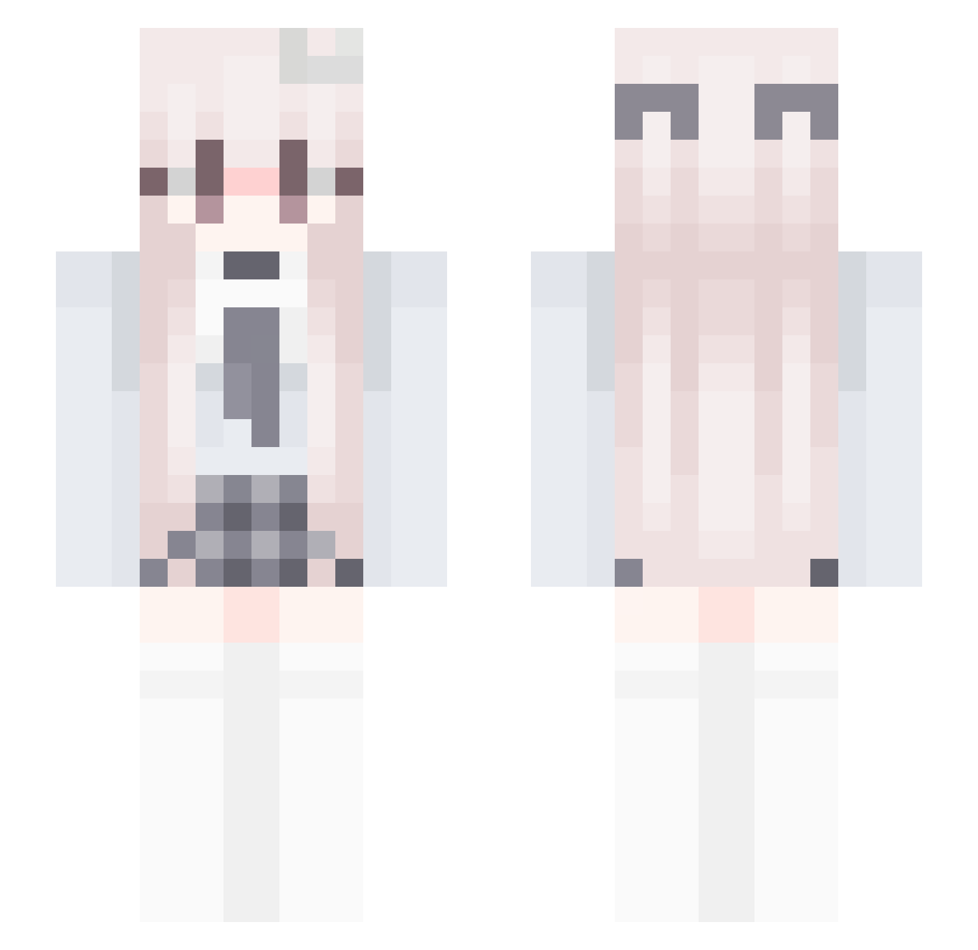 Spitaa Minecraft skin, front and back view