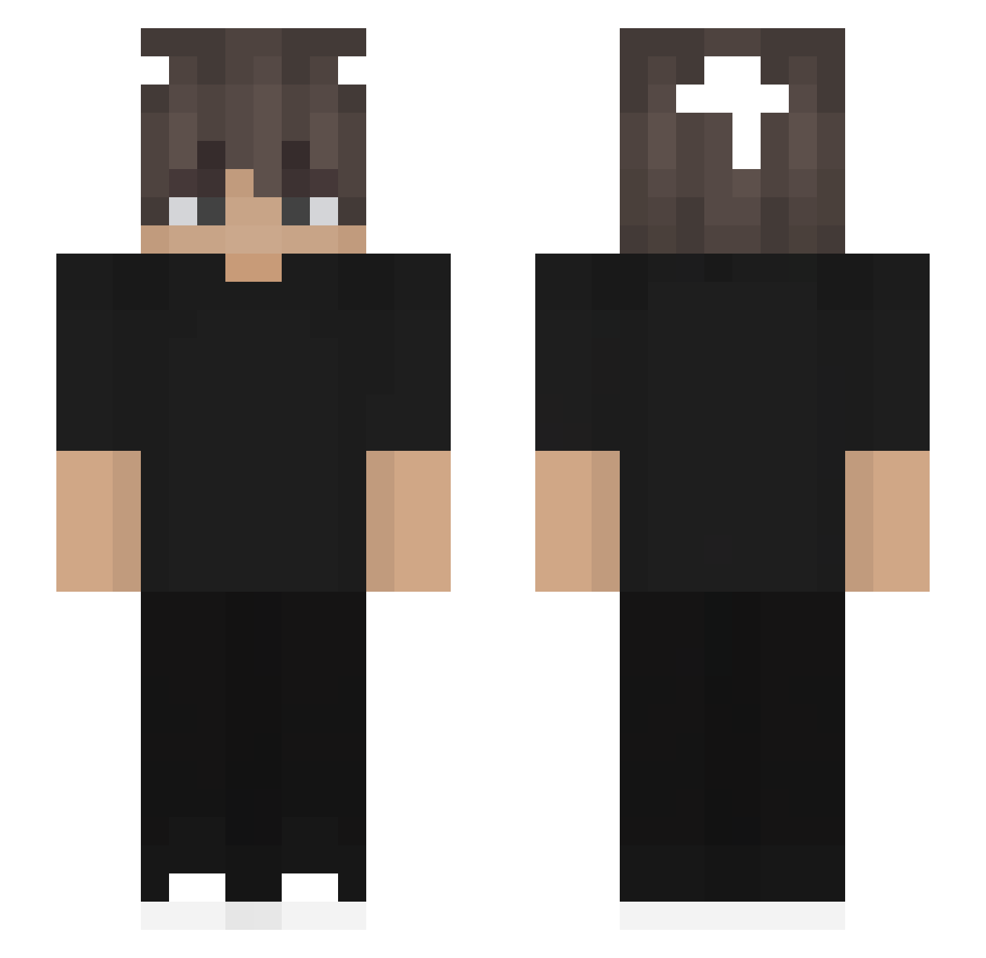 WakyZz_ Minecraft skin, front and back view