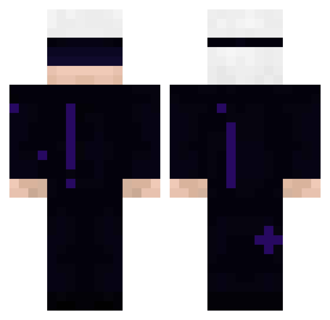 ImInMyMumsCarYo Minecraft skin, front and back view